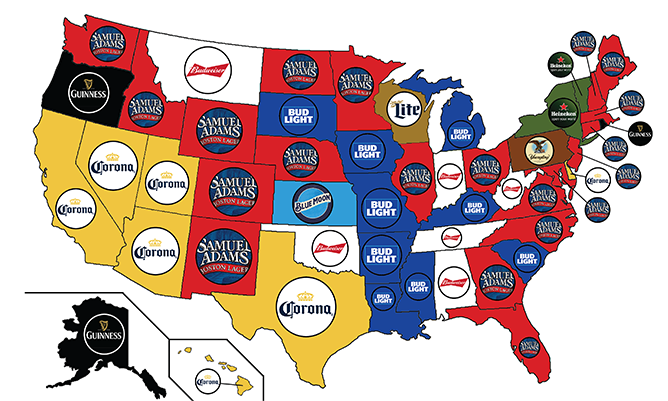 Each State's Most Recommended Brew Clipart (800x400), Png Download