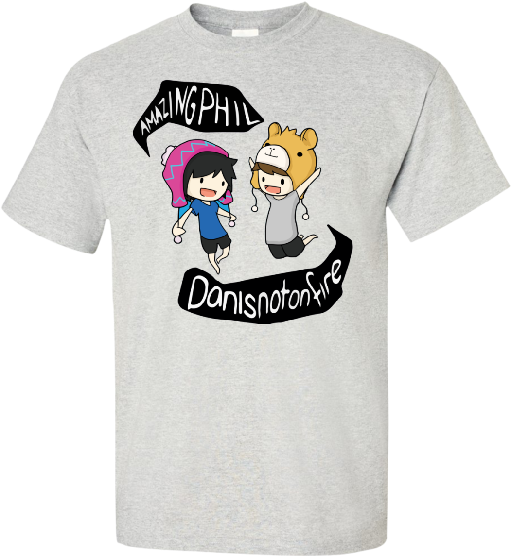 Dan And Phil T-shirt I Really Want The Black Color - Dan And Phil Tshirt Clipart (1155x1155), Png Download