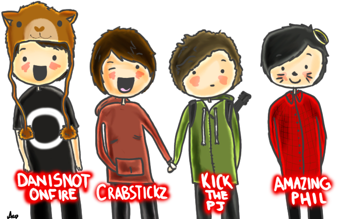 27 Images About Dan Howell On We Heart It - Dan And Phil Chris Clipart (700x450), Png Download