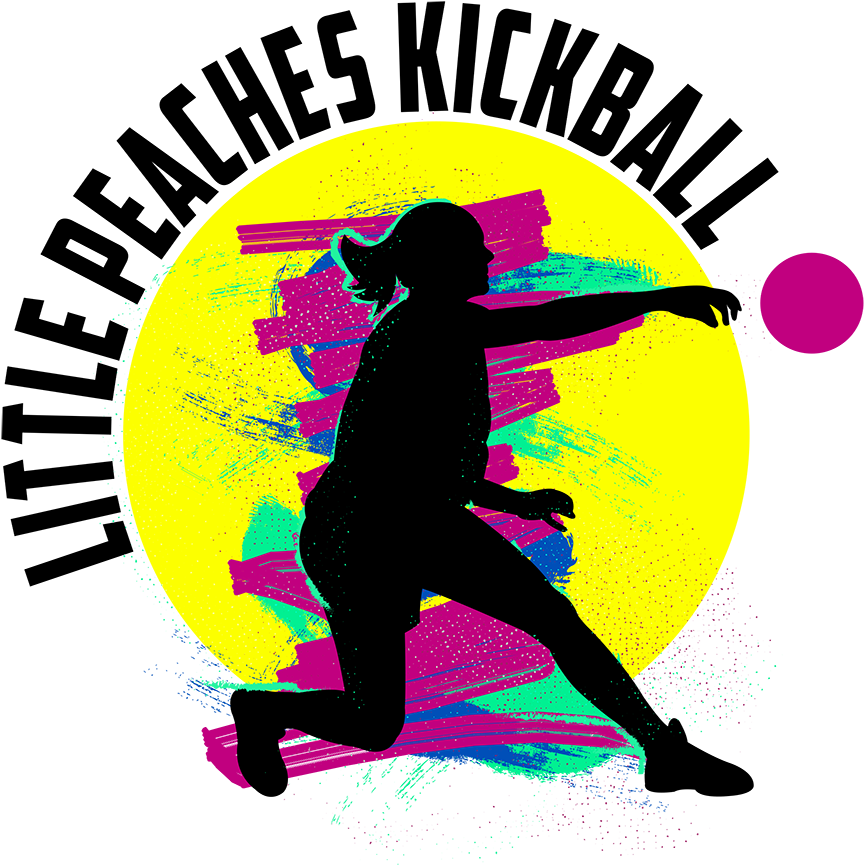 Little Peaches Kickball - Graphic Design Clipart (900x900), Png Download