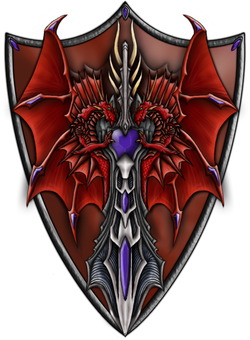 Dragon Shield Por Tetsubo - Illustration Clipart (500x674), Png Download