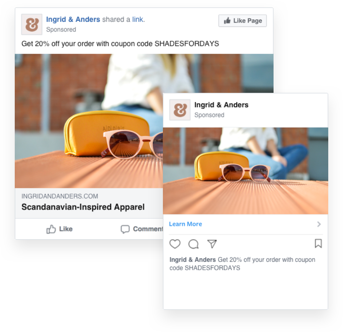 Use Display Ads On Instagram - Flyer Clipart (1116x1080), Png Download