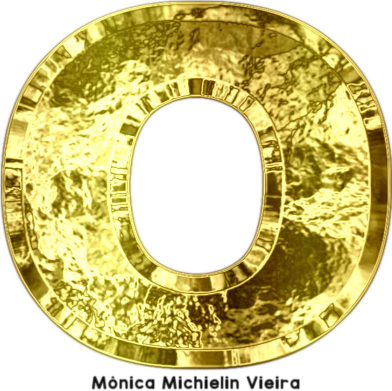 Alfabeto De Ouro Em Formato Png - Circle Clipart (800x800), Png Download