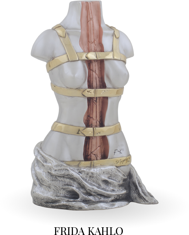 D'argenta Frida Kahlo - Frida Kahlo Spine Clipart (1182x1182), Png Download