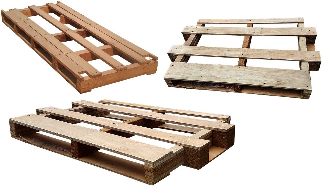 Wood Wooden Shipping - Wood Pallet Panel Clipart (1280x738), Png Download