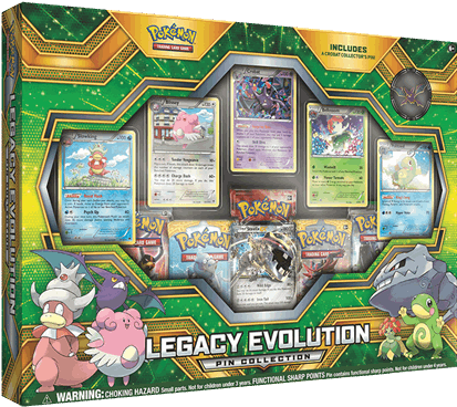 Legacy Evolution Pin Collection - New Pokemon Box Collection Clipart (600x600), Png Download