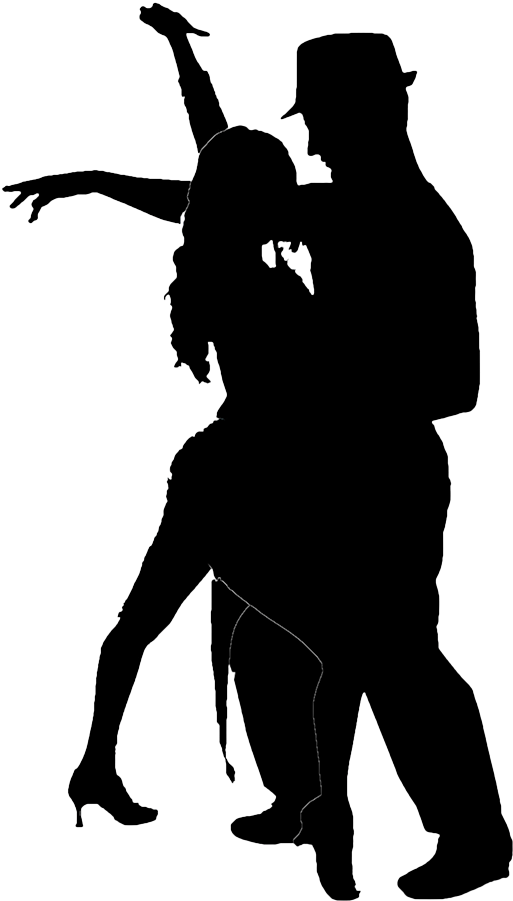 Mambo Silhouette - Transparent Salsa Dancing Clipart (800x1000), Png Download