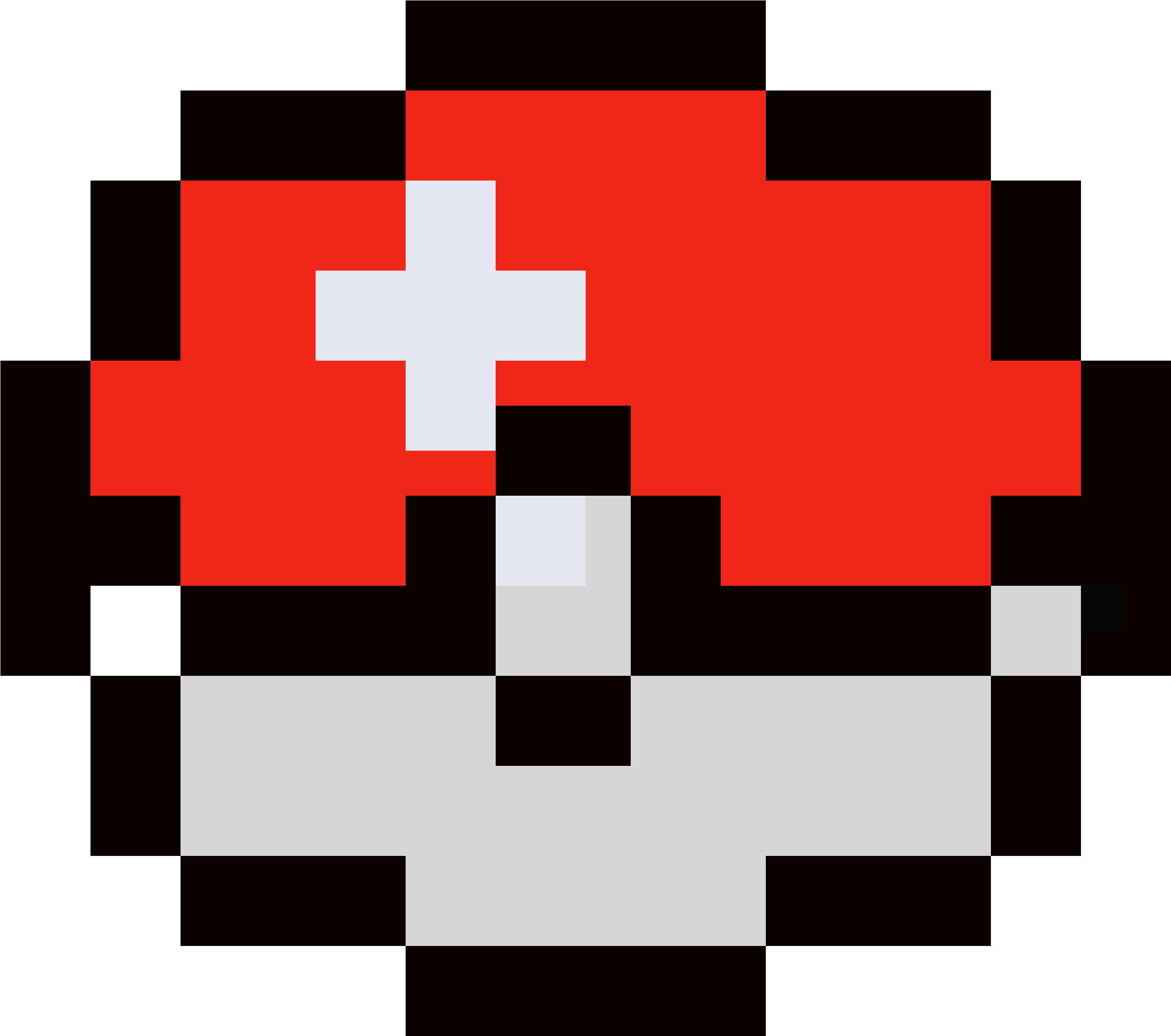 Poke Ball - Pixel Art Clipart (4200x3000), Png Download