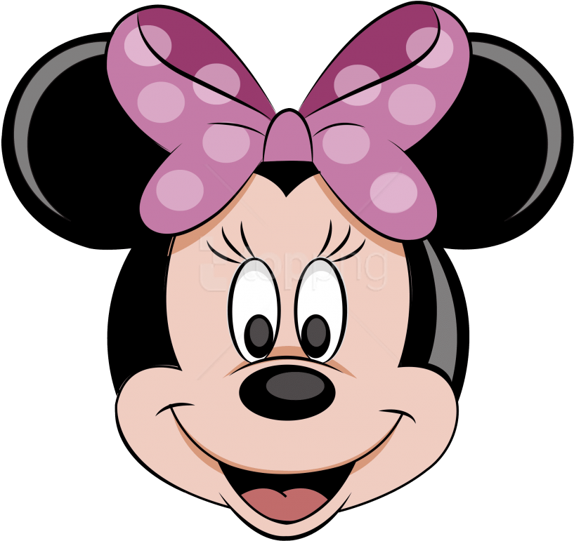Free Png Download Mickey Mouse Head Clipart Png Photo - Minnie Mouse Png Transparent Png (850x776), Png Download