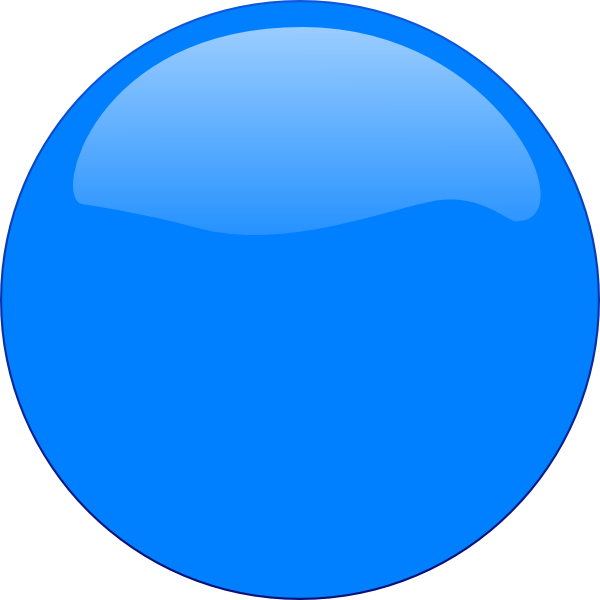 Yellow Circle Icon Clip Art At Clker - Circle Blue Icon Png Transparent Png (600x600), Png Download