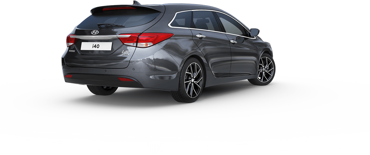 Car Rear Png - Hyundai I30 Clipart (1408x589), Png Download