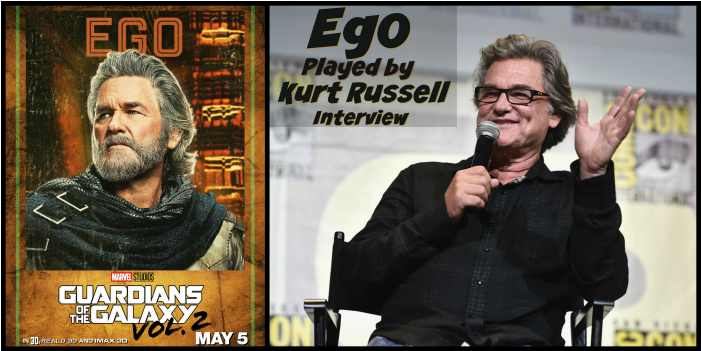 Ego Played By Kurt Russell Is Star-lord's Dad - Poster Clipart (1100x550), Png Download