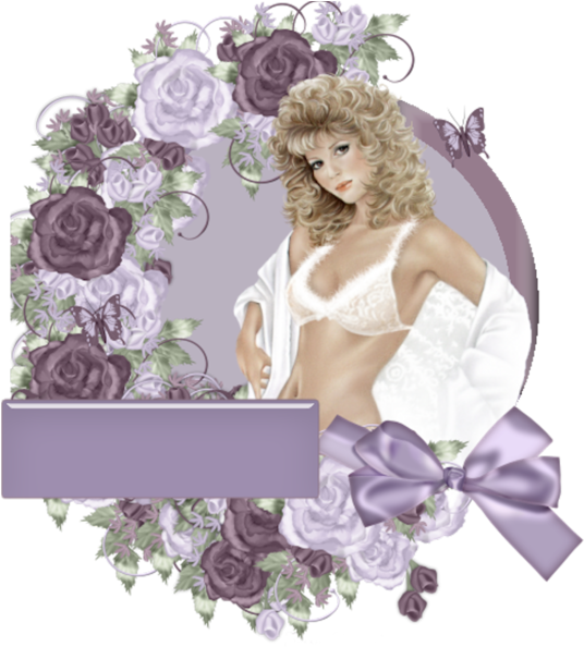 Purple Roses Vector - Garden Roses Clipart (535x600), Png Download