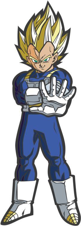 Super Saiyan 1 Vegeta Clipart (585x1024), Png Download