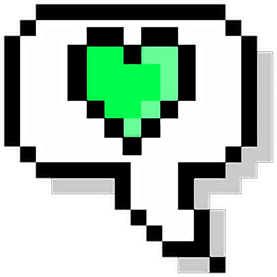#speechbubble #heart #green #got7 #kpop Clipart (1024x1078), Png Download