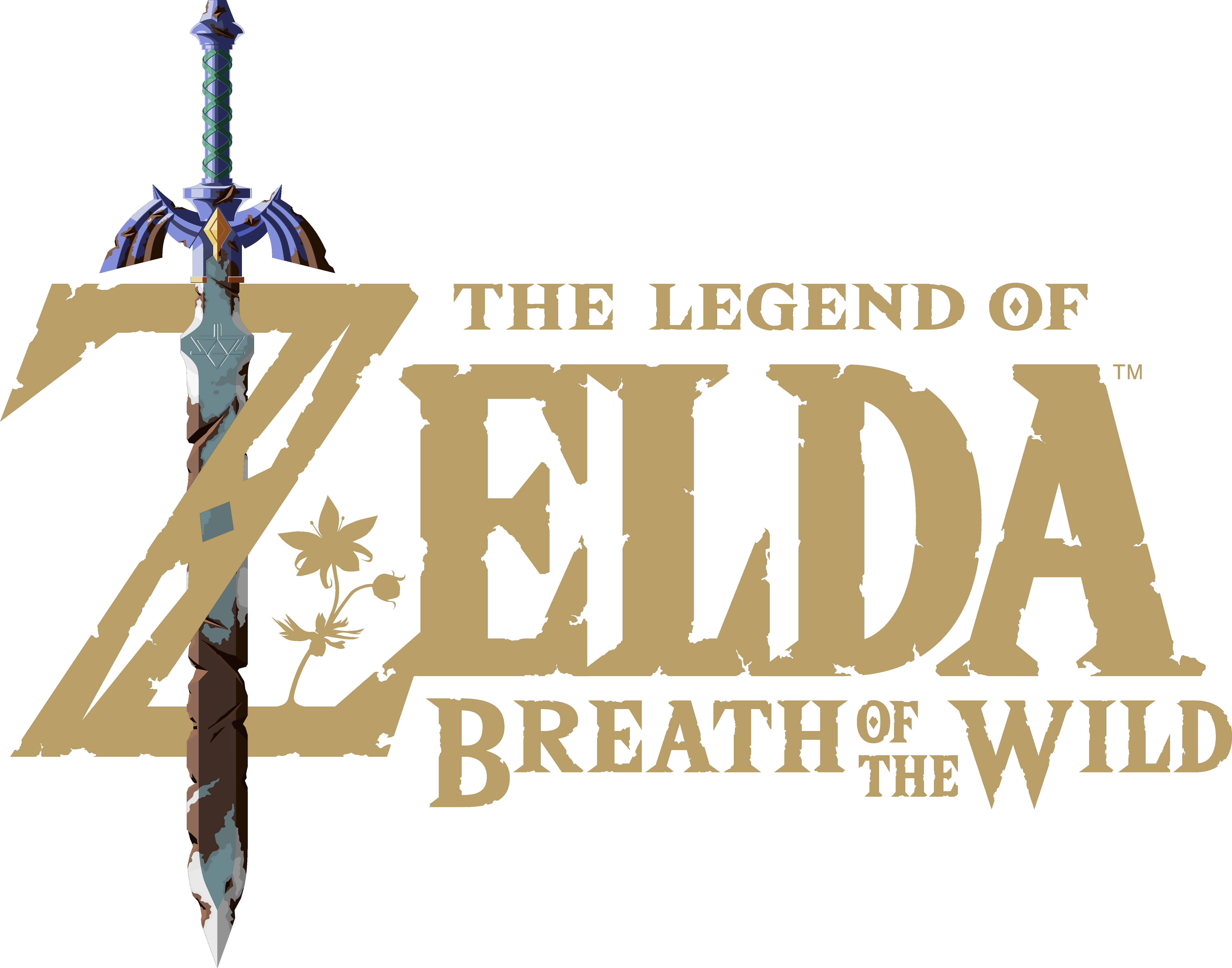 I Sometimes Do Minimalist Edits Of Stuff I Enjoy - Legend Of Zelda Logo Botw Clipart (1920x1080), Png Download