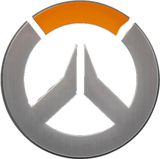 Overwatch-icon - Overwatch Logo Black And White Clipart (618x618), Png Download