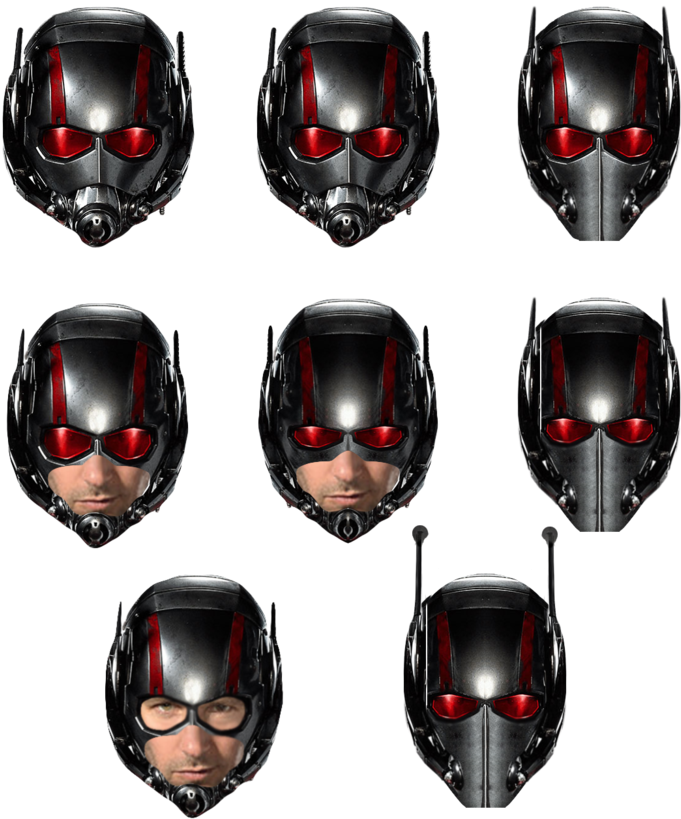884 X 904 5 - Ant Man Helmet Open Clipart (884x904), Png Download