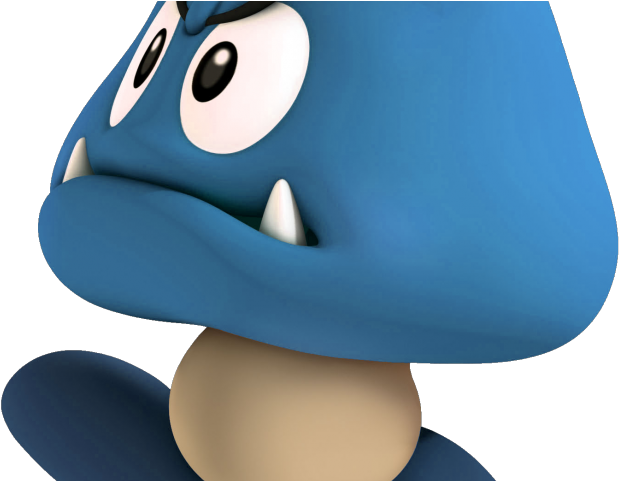 Mario Bros Clipart Goomba - Mario Blue Goomba - Png Download (640x480), Png Download