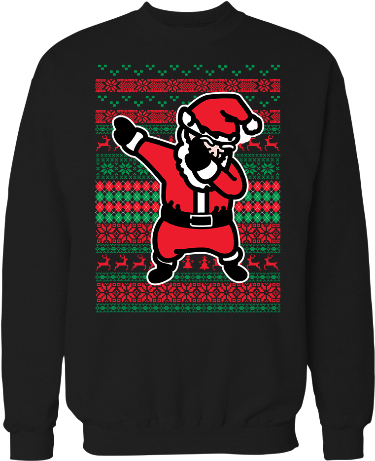 Dabbing Santa - Ronda Rousey Wwe Shirt Clipart (1000x1000), Png Download