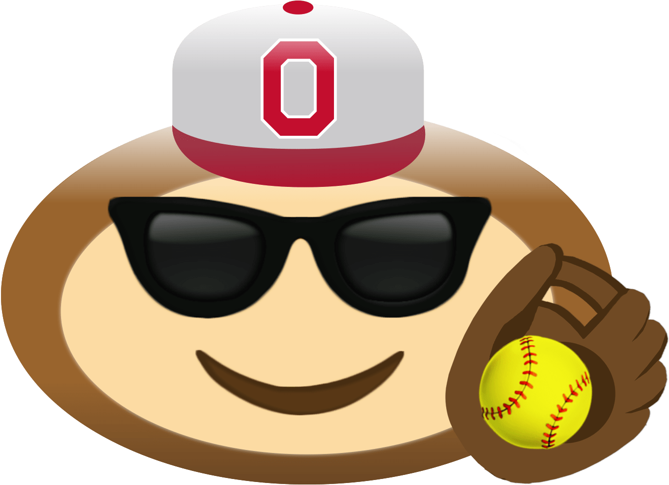 Ohio State Buckeyes Emoji - Smiley Clipart (1500x1504), Png Download