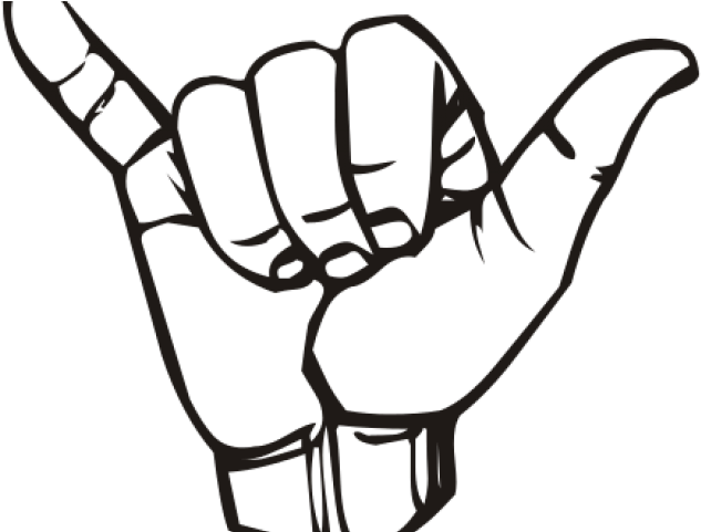 Hand Emoji Clipart Brah - Sign Language Y Png Transparent Png (640x480), Png Download