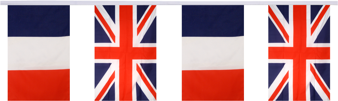 Guirlande D'amitié France Clipart (1351x407), Png Download