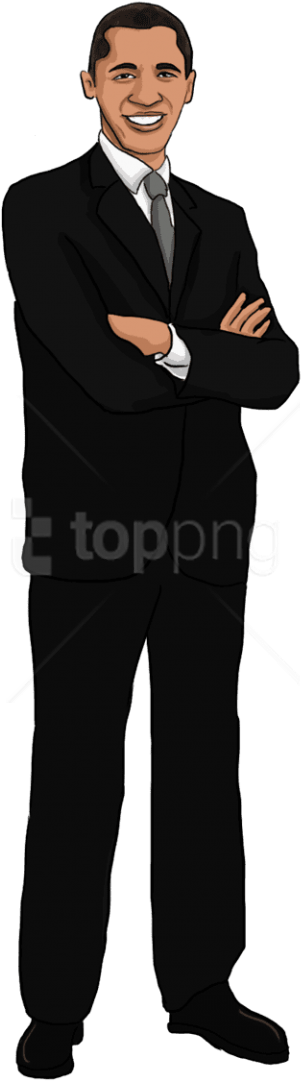 Free Png Barack Obama Png Images Transparent - Clipart African American Man (480x1164), Png Download