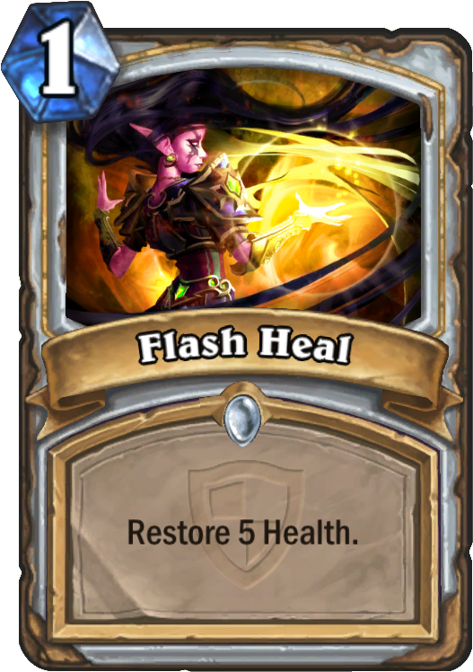 Flash Heal Card - Heal Card Clipart (567x811), Png Download