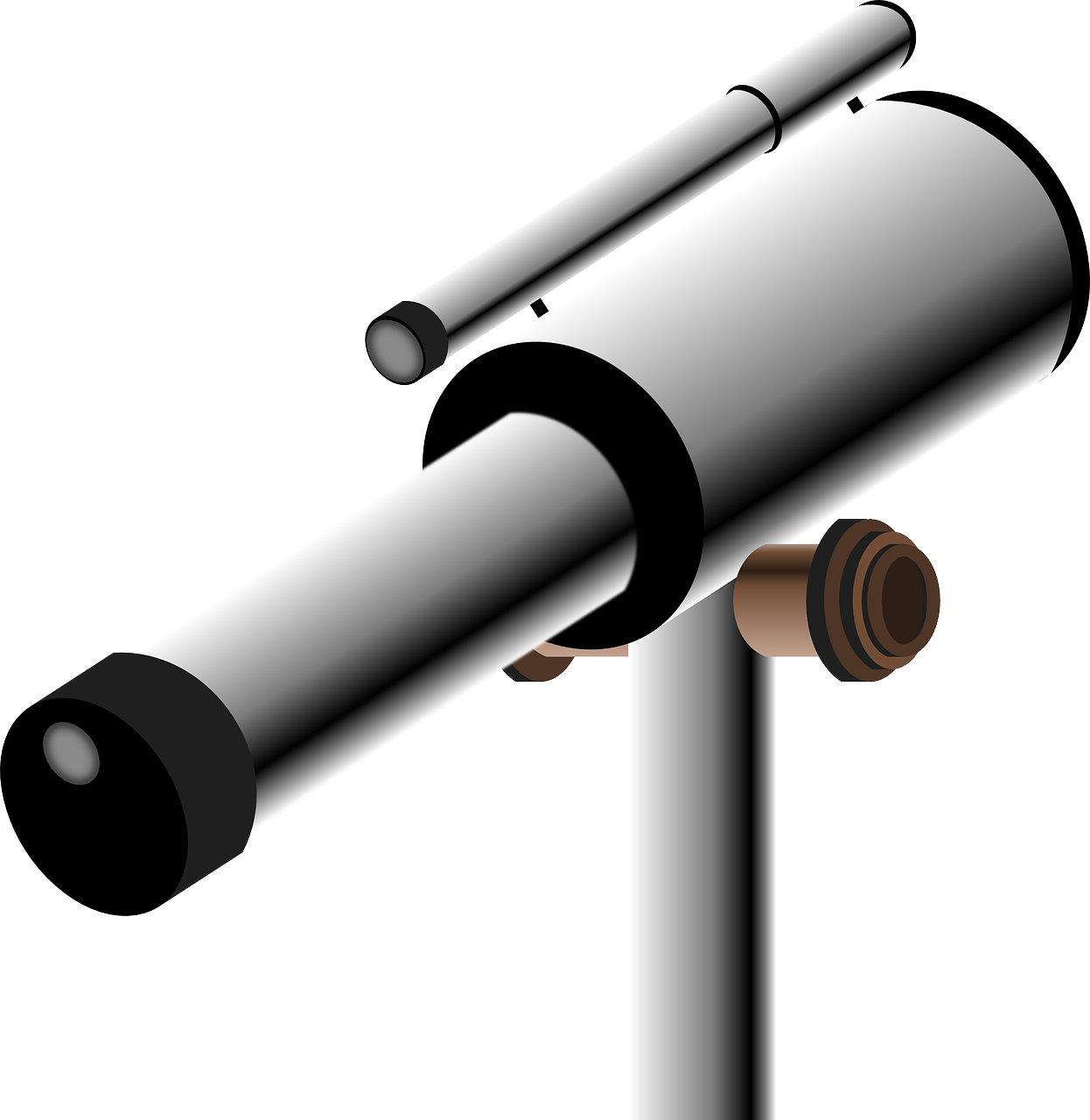 Small - Telescope Clip Art - Png Download (576x592), Png Download
