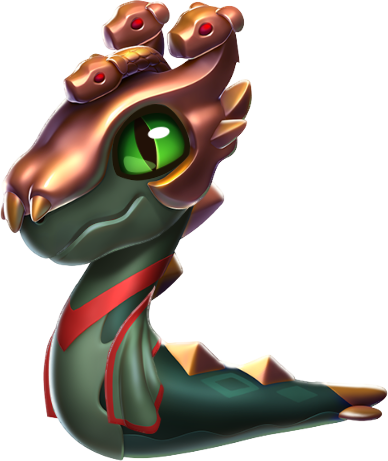 Hades Dragon Baby - Illustration Clipart (793x941), Png Download