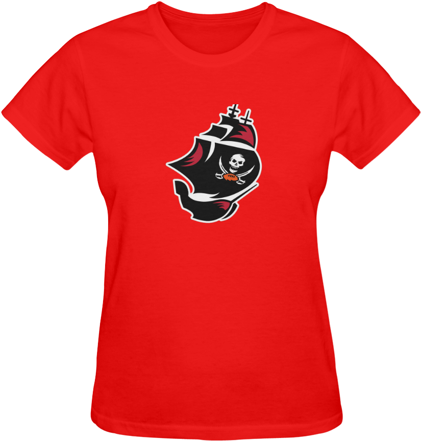 Tampa Bay Buccaneers Logo Artsadd Custom Fashion Sunny - Jagermeister T Shirt Woman Clipart (999x999), Png Download