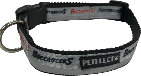 Petflect Tampa Bay Buccaneers Dog Collar - Strap Clipart (600x337), Png Download