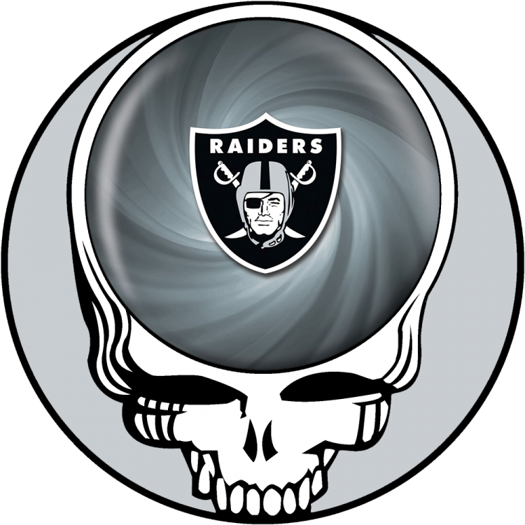 Oakland Raiders Skull Logo Decals Stickers Cad$150 - Golden Knights And Raiders Clipart (750x750), Png Download