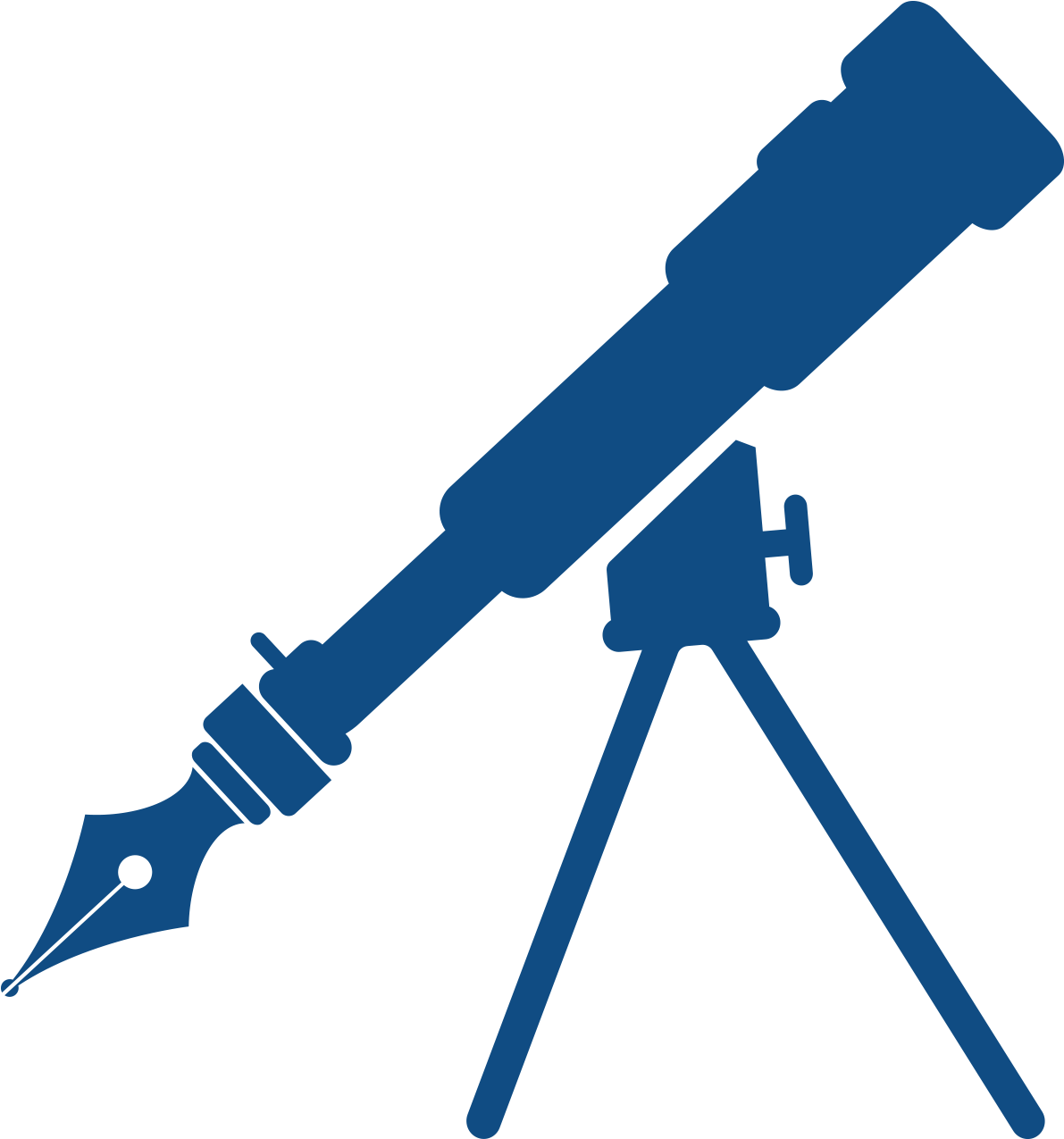 Pen-telescope - Telescope Clipart (1772x1772), Png Download