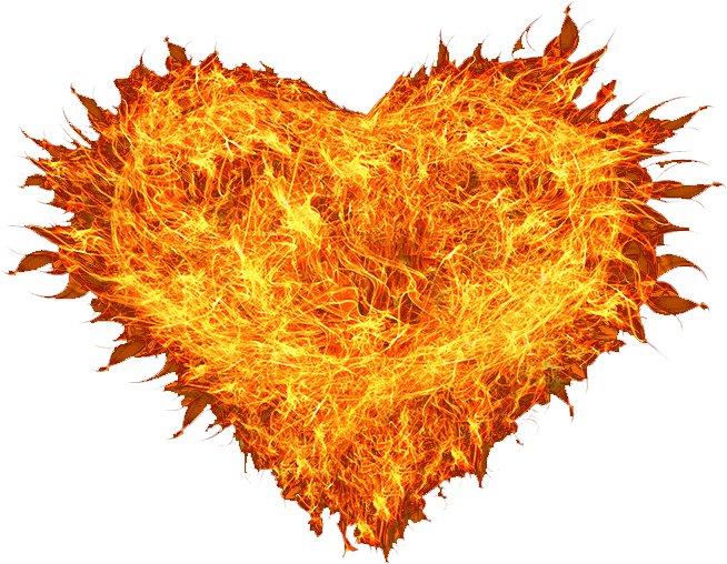 Com/png/fire Heart Png/ - Fire Png Clipart (1000x824), Png Download