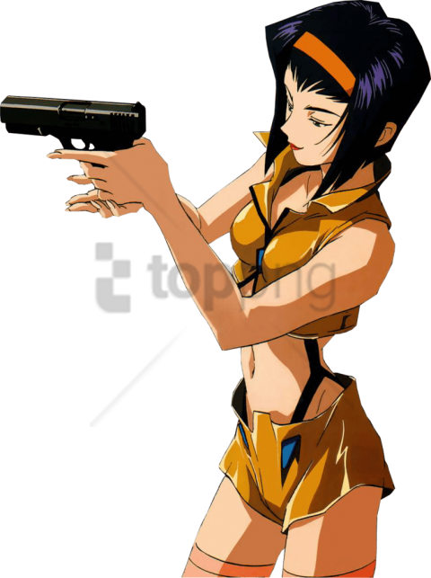Free Png Download Cowboy Bebop Faye Png Images Background - Cowboy Bebop Faye Png Clipart (480x643), Png Download