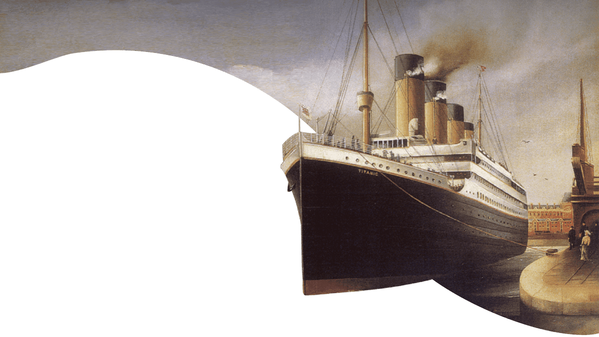 The Titanic Trail - Rms Titanic Clipart (1200x675), Png Download