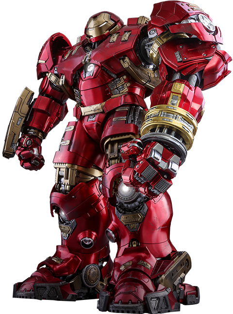 Age Of Ultron - Hot Toys Hulkbuster Deluxe Clipart (480x648), Png Download