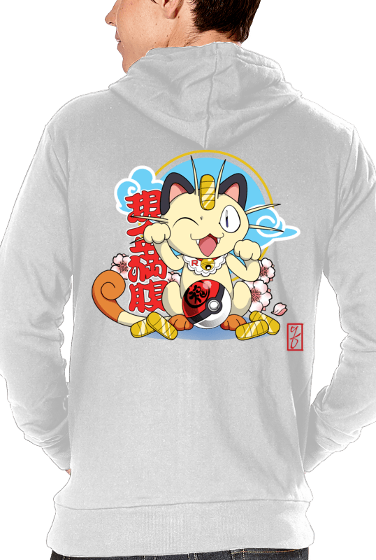 Maneki Meowth Maneki Meowth - Steven Rhodes Shirts Clipart (538x800), Png Download