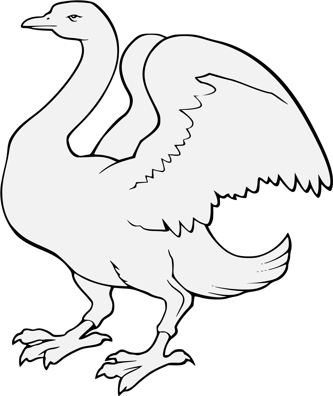 Goose Clipart (1143x1319), Png Download