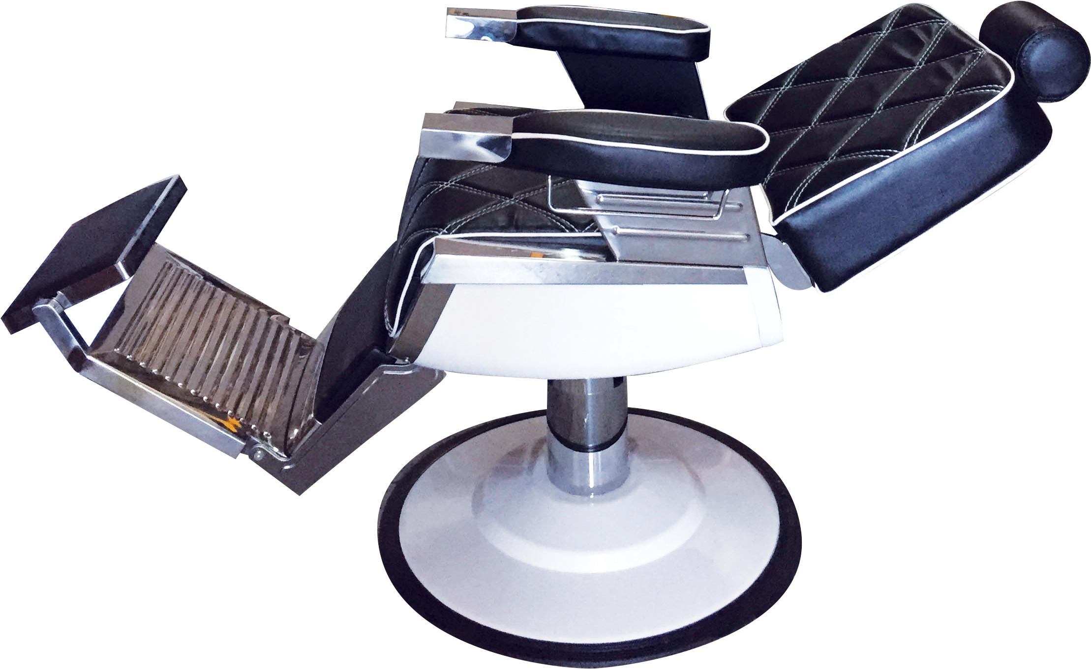 Grande Barber Chair - Barber Chair Clipart (2218x1362), Png Download