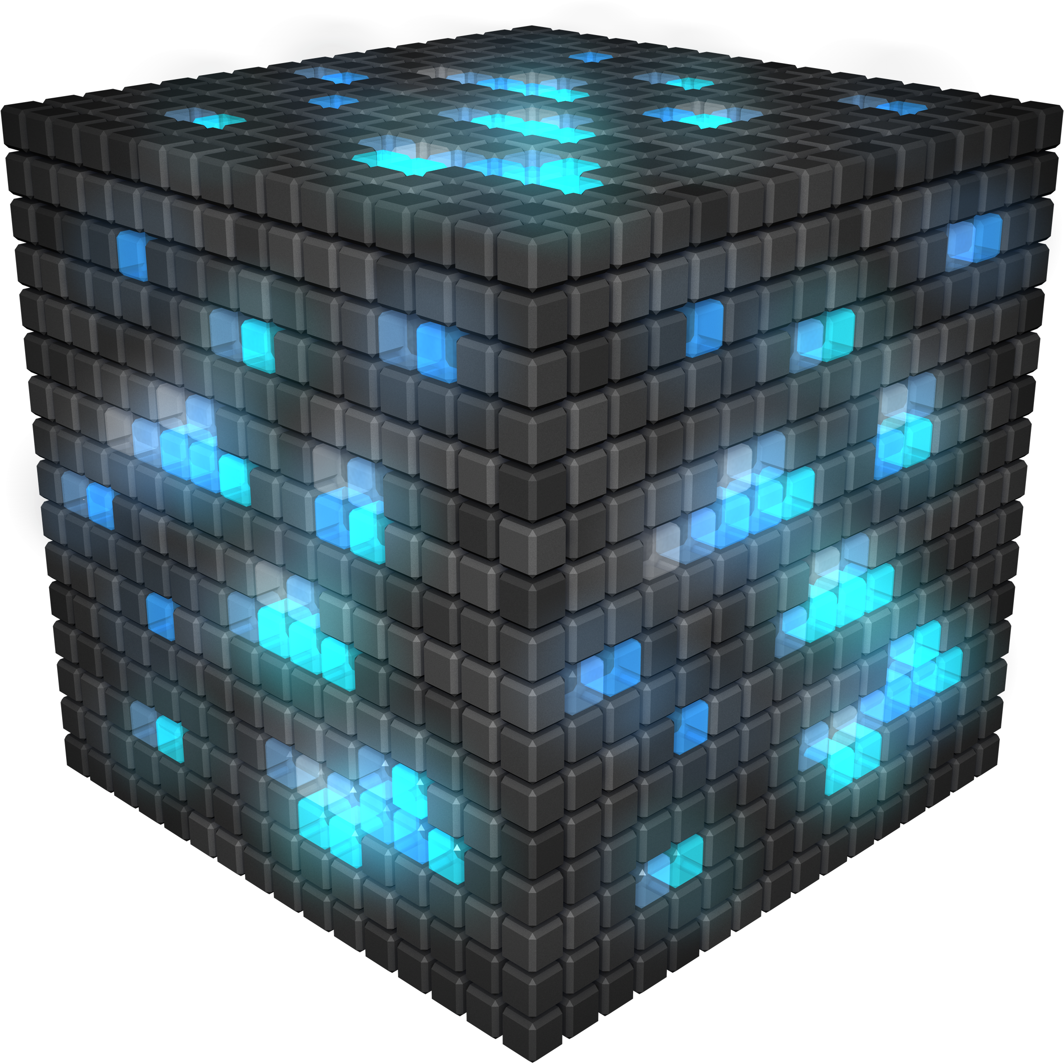 Early 2015 Twitter Icon - Minecraft Diamond Block Clipart (2171x2169), Png Download