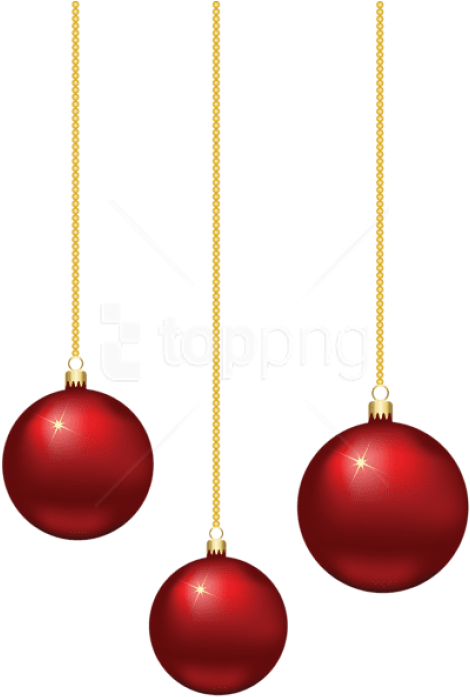 Free Png Hanging Elegant Redchristmas Balls Png - Adornos De Navidad Pelotas Clipart (480x706), Png Download