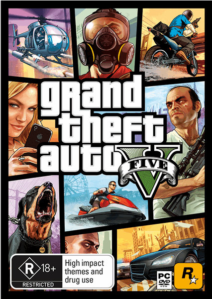 Grand Theft Auto V - Gta 5 Ps4 Pochette Clipart (600x600), Png Download