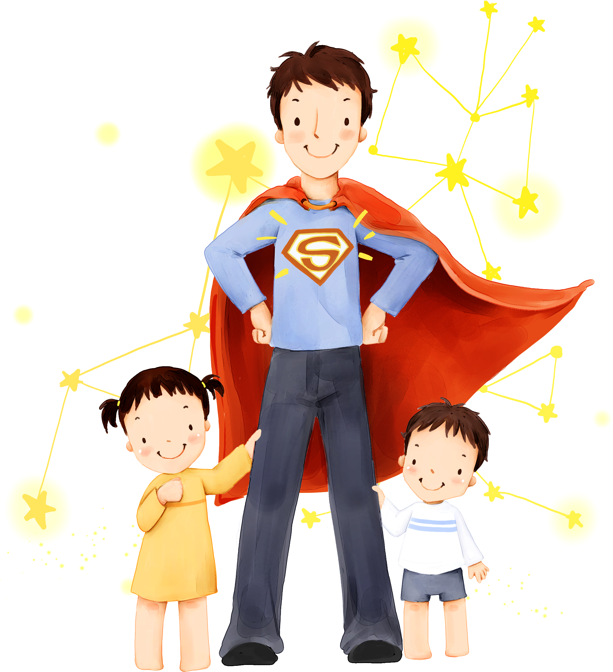 Father And Son Png - Father Son And Daughter Png Clipart - Large Size Png.....