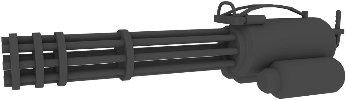 Minigun For Bloxverse's Minigame 👈 - Assault Rifle Clipart (1200x675), Png Download