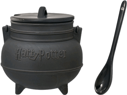 Cauldron Mug With Lid - Black Cauldron Harry Potter Clipart (600x600), Png Download