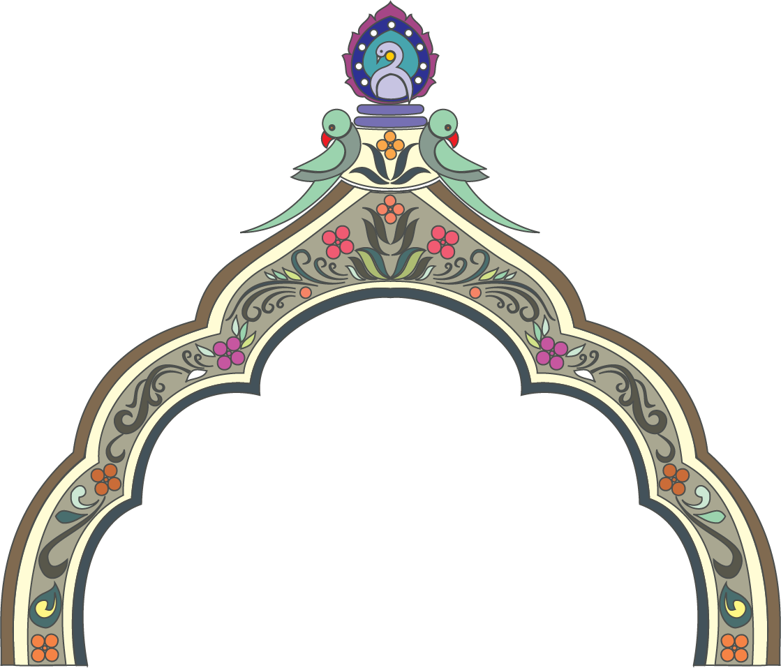 Arch Png - Indian Arch Png Clipart (1119x957), Png Download