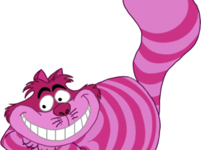Drawn Cheshire Cat Tail - Alice In Wonderland Characters Cheshire Cat Clipart (640x480), Png Download